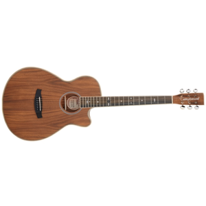 Guitare acoustique Reunion Pro, échelle 650 mm, table en koa satiné naturel - Product Image 3