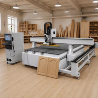 Machine CNC rotative ATC 2030, routeur pour le travail du bois, machine de sculpture 3D sur bois, machine de découpe ATC pour portes et armoires en bois