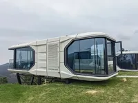 Haute qualité Durable préfabriqué conteneur maison Portable modulaire en acier espace Capsule pour Villa boutique salle de bain Camping hôtel usage domestique