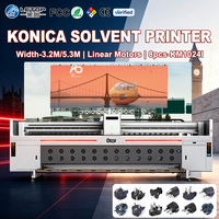 Impresora Multifunción de Gran Formato LETOP Factory 3.2M para Venta, Plotter de Impresión de Pancartas en Rollo con Tinta Solvente