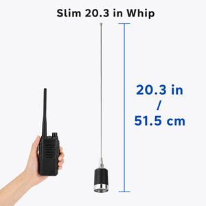 <span class=keywords><strong>Antena</strong></span> Móvil de Banda Dual VHF <span class=keywords><strong>UHF</strong></span> NMO 144 430MHz 100W de Alta Ganancia <span class=keywords><strong>para</strong></span> Radio de Coche - Product Image 4