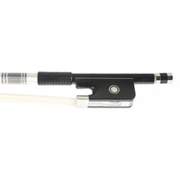 En stock, vente en gros, archet de violon/viola/cello/basse double en fibre de carbone, taille 44, couleur noire