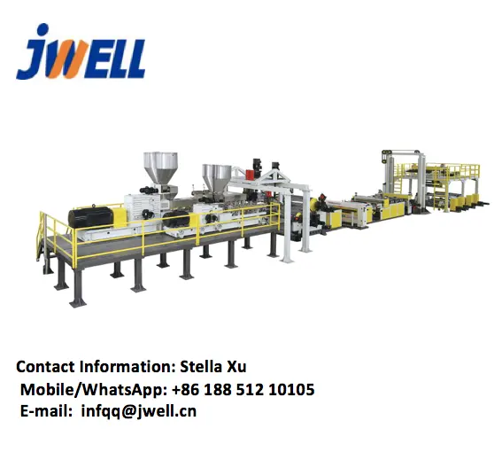 Jwell Hochleistungs-Extruder maschine für Heimtier folien im Großhandel/Kunststoffe xt ruder für Lebensmittel verpackungen