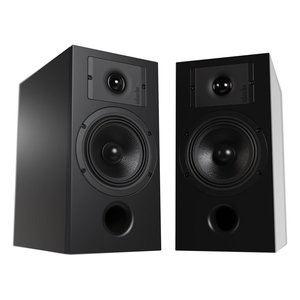 Par de Altavoces para Cine en Casa DIVA 3 Negros de 100W con Cable, de Madera - Product Image 1