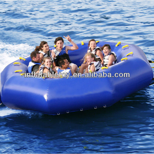 Toboggan gonflable pour jeux de sports nautiques Bateau jouet aquatique Crazy ufo Gonflable Aqua Twister Bateau rotatif à vendre - Product Image 4