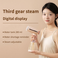 Défroisseur Vapeur Portable Domestique avec Brosse, Utilisation Humide et Sèche, Défroisseur Électrique Haute Puissance pour Vêtements