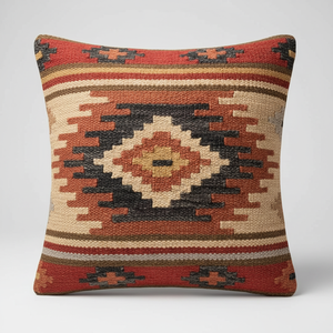 พรมขนสัตว์ถักทรงสี่เหลี่ยมที่ทันสมัยเทคนิคการถักทอปลอกหมอนและปลอกหมอนสำหรับใช้ในบ้านของตกแต่งบ้านที่หรูหรา - Product Image 1