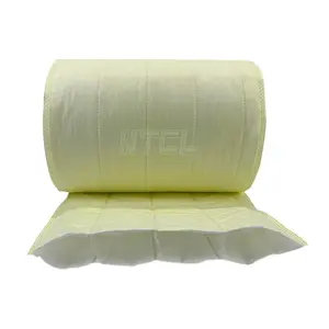 HengTong - Filtro de ar para bolso de fibra sintética, tecido não tecido, filtros de ar para indústrias de rolos de mídia