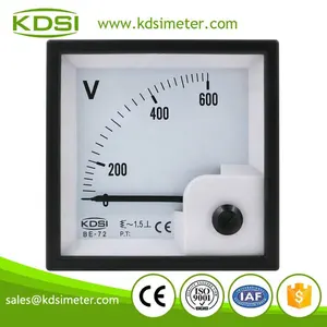 Ac Panel Meter BE-72 72*72 AC Voltmeter AC600V High Precision Analog Panel Meter Industrial Universal Analog Meter
