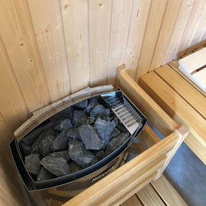 <span class=keywords><strong>ห้อง</strong></span>ซาวน่าอินฟราเรดในร่มสำหรับบ้าน ทำจากไม้เนื้อแข็งธรรมชาติ พร้อมเครื่องทำความร้อนแบบสเปกตรัมเต็มรูปแบบ และประตู<span class=keywords><strong>กระจก</strong></span>นิรภัย - Product Image 5