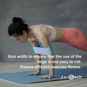 Bandes de résistance pour les fesses en tissu, boucle de résistance pour les hanches, <span class=keywords><strong>bande</strong></span> élastique de <span class=keywords><strong>fitness</strong></span> personnalisée <span class=keywords><strong>avec</strong></span> guide d'exercices - Product Image 6
