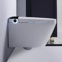 Produit très vendu - WC intelligent électrique mural sans bride de style européen avec réservoir dissimulé