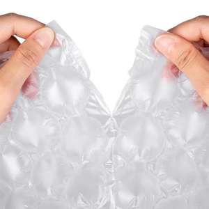 גליל ניילון בועות מתנפח 300 מטר לאריזה, שקוף מחומר HEPE, עובי 18/20 מטר, אריזה חזקה להגנה - Product Image 2