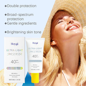 Crema Protectora Solar Humectante con Vitamina E HOYGI, Cuidado de la Piel, Vegana, Cruelty-Free, Protección UV para Verano y Exteriores, 50g, Ultraligera - Product Image 3