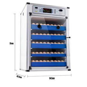 Nueva Incubadora de Huevos de Pollo Totalmente Automática para 136 Huevos, 98% de Tasa de Incubación, para Gansos, Avestruces, Patos, Pavos, Reptiles, con Control Remoto WiFi y Rodillo PC - Product Image 3
