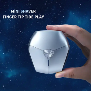 Mini rasoir rotatif rechargeable portable, double lame, utilisation humide/sèche, étanche IPX7, léger, USB, pour les voyages, pour hommes, usage domestique - Product Image 5