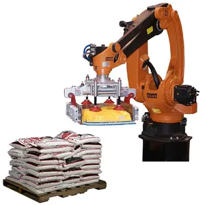 Bagged fertilizer Suction Gripper Boxes Robot Palletizer Machine Bottle Water Carton Box Pallet Cobot