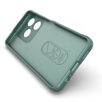 Pour Realme C63 4G Global Magic Shield TPU + Coque de téléphone en flanelle