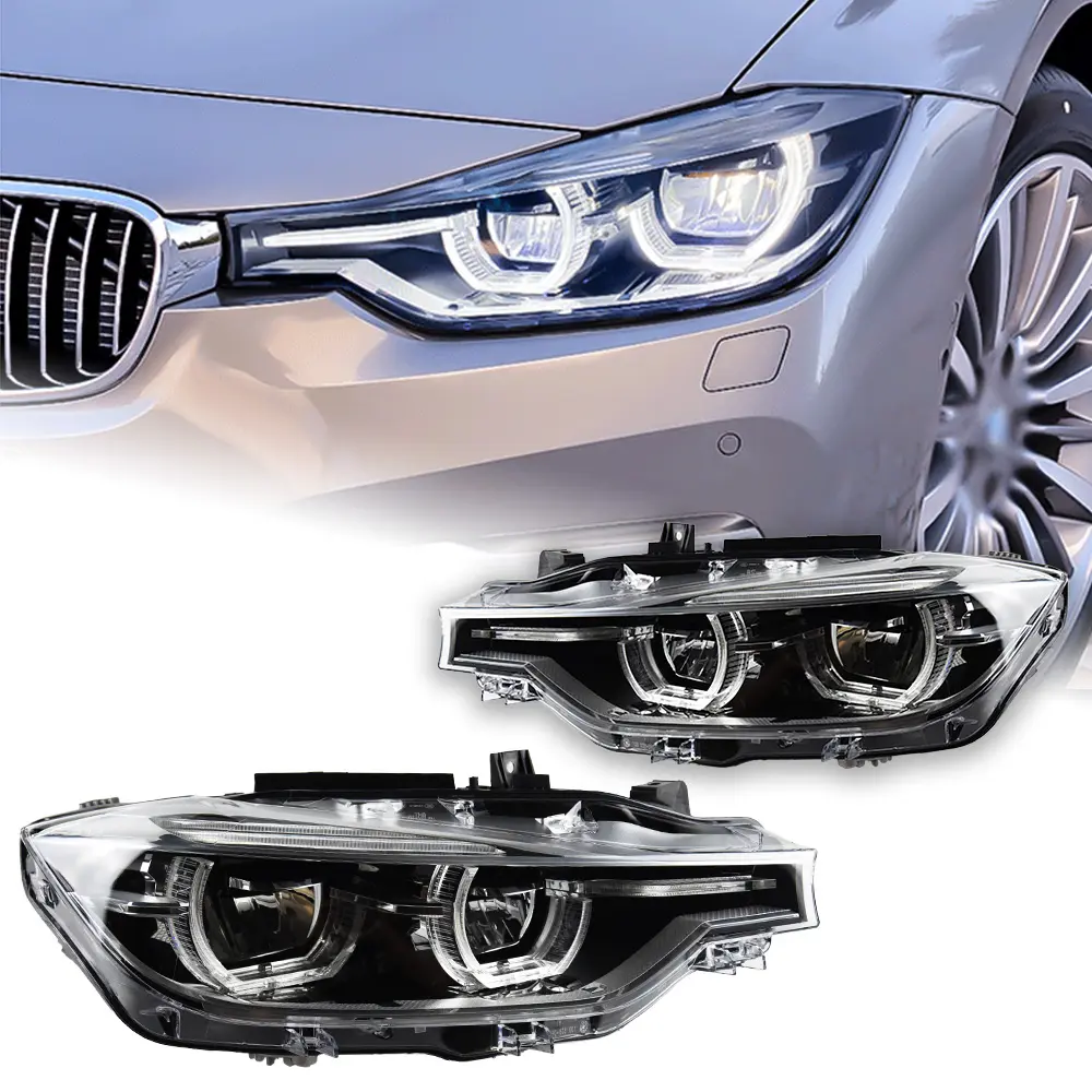 Đèn Pha Xe Hơi Cho BMW F30, Đèn Chiếu LED Ống Kính Drl 2013-2018 F35 318i 320i 325i, Phụ Kiện Ô Tô