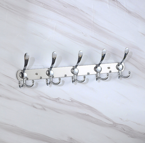 Crochet mural élégant en métal de haute qualité plaqué argent pour la maison, la gestion de robe d'hôtel, la vente en gros à bas prix pour la salle de bain et la cuisine - Product Image 1