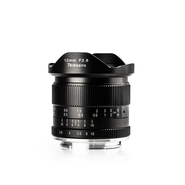7artisans 12mm F2.8 Ultra Wide Angle Lens for E-Mount APS-C Mirrorless Cameras Manual Focus Prime Fixed Lens