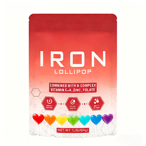 Suplemento <span class=keywords><strong>de</strong></span> piruletas ricas en <span class=keywords><strong>hierro</strong></span> OLLI OEM <span class=keywords><strong>para</strong></span> la belleza y el apoyo inmunológico en <span class=keywords><strong>adultos</strong></span> - Impulso <span class=keywords><strong>de</strong></span> energía saludable - Product Image 1
