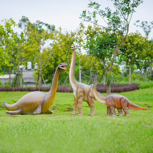 Cuộc Sống ngoài trời kích thước khủng long bức tượng sợi thủy tinh động vật trang trí chủ đề công viên Vườn Thú Cảnh quan trang trí lớn khủng long tác phẩm điêu khắc - Product Image 5