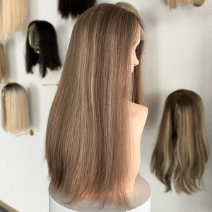 Peluca Judía Kosher de Alta Calidad con Certificación Rabínica, Cabello Humano Virgen Europeo Rubio Ruso, Peluca de Lujo con Encaje HD - Product Image 3