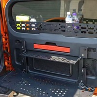 Table de camping pliable en acier pour hayon de Jetour Zongheng G700 avec étagère de rangement supérieure pour fenêtre