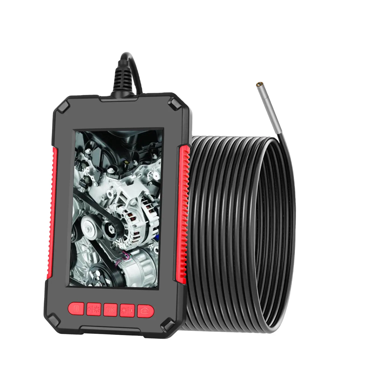 Thoninc 3.9mm portable IP68 digital video inspection borescope camera snake endoscope camera for Automobile engine maintenance