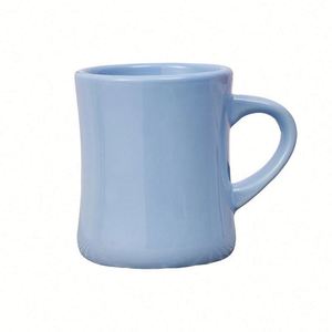 Mug à café carré en céramique et acier inoxydable, style rétro classique, robuste, 10 oz, avec poignée ergonomique pour boissons chaudes/froides - Promotion - Product Image 1