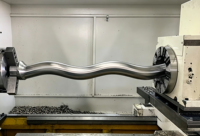 Machine à Usiner CNC YanHua50-2000 pour l'Industrie, Broche à Vis à Billes, Tour Métallique pour Travaux de Précision, Tour à Usiner