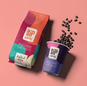 Papier artisanal biodégradable de haute qualité de qualité alimentaire gobelet en papier personnalisable feuille d'or Logo en option pour l'eau café Smoothie - Product Image 2
