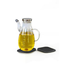 <b>Silicone</b> <b>Oil</b> Dispenser Stand With Lid 1000 Ml Measuring Beaker For Kitchen Countertop Use - Product Image 4