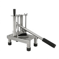 Pemotong Sayur Buah Multifungsi Stainless Steel Manual untuk Restoran, Katering Komersial, dan Pemotong Keripik Kentang