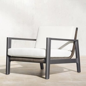 Outdoor <b>Lounge</b> Furniture Set Luxury Garden Teak Wood Rattan Wove Outdoor Furniture - Product Image 5