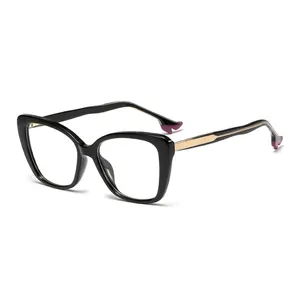Finewell गर्म बेच फैशन पुरुषों महिलाओं समायोज्य ध्यान पढ़ने चश्मा गुलाबी पढ़ने चश्मा TR90 चश्मा फ्रेम उच्च गुणवत्ता
