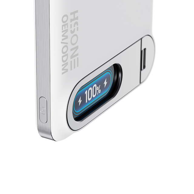 LC43 Thin Power Bank Magnetic Wireless Charger with Lanyard Cable 15W 20W 25W 45W Fast Charging 5000mAh 10000mAh OEM