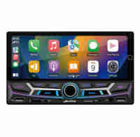Autoradio universel 1 Din 6,86 pouces BT stéréo USB DVR Lecteur multimédia vidéo de voiture Lecteur MP3 MP5 de voiture