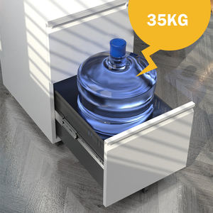 Cerradura Vertical A4 Papel Hierro Almacenamiento Muebles Acero Oficina 4 Cajón Gabinete de metal para almacenar carpetas de archivos - Product Image 6