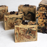 Sabun Kopi Lulur Buatan Tangan Proses Dingin Vegan Shea Butter Perawatan Kulit Organik Kelapa