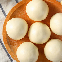 Wholesale PreCooked Breakfast Chinese Instant Dessert Dou Sha Bao Frozen Steamed Red Bean Paste Sweet Children Buns