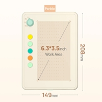 Tablette graphique Parblo Ninos Q 6,3*3,5 pouces compatible avec les téléphones Android, tablette à stylet numérique conçue pour l'écriture manuscrite et le dessin