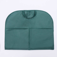 Housse de vêtement sur mesure en gros avec fermeture éclair pour costume, robe de mariée, housse de costume en tissu non tissé, sac de vêtement personnalisé