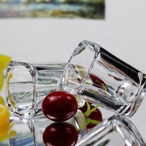 แก้วช็อตทรงเหลี่ยมใส 50 มล. <span class=keywords><strong>ขาย</strong></span>ดี แก้วดื่มวอดก้า แก้วใส่เหล้าสาเก <span class=keywords><strong>โซ</strong></span><span class=keywords><strong>จู</strong></span> รับสกรีนโลโก้ - Product Image 2