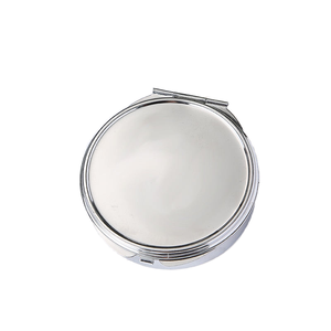 Cá nhân hoá tùy chỉnh du lịch thăng hoa trống tròn đôi bên nghệ thuật Deco Glass <span class=keywords><strong>Mini</strong></span> Pocket make up gương - Product Image 3