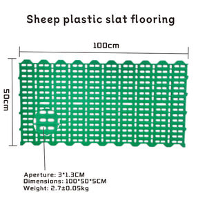 El Suelo <span class=keywords><strong>de</strong></span> Láminas <span class=keywords><strong>de</strong></span> Plástico Es una Opción Ideal para Cabras y Está Hecho <span class=keywords><strong>de</strong></span> Polipropileno (PP). - Product Image 6