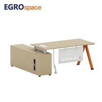 EGROspace Mobilier de luxe moderne, table de direction ergonomique personnalisée pour directeur, gestionnaire, bureau exécutif