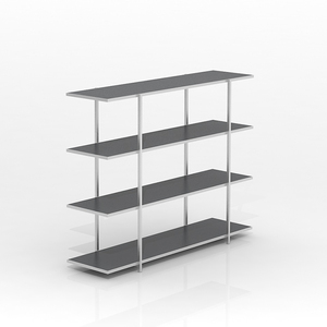 <strong>Gold</strong> Metal Frame 4 Tier Display Shelf White Wood <strong>Shelving</strong> <strong>Unit</strong> for Retail Store Boutique Product Display Stand - Product Image 5
