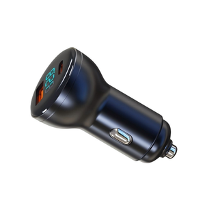 Nouveau chargeur de voiture à double port haute puissance PD100W QC3.0 Type-C+USB-A à charge rapide avec affichage numérique pour <span class=keywords><strong>iPhone</strong></span> Samsung Xiaomi - Product Image 1